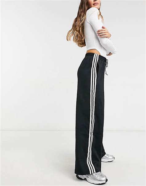 adidas wijde broek dames|adidas broek dames.